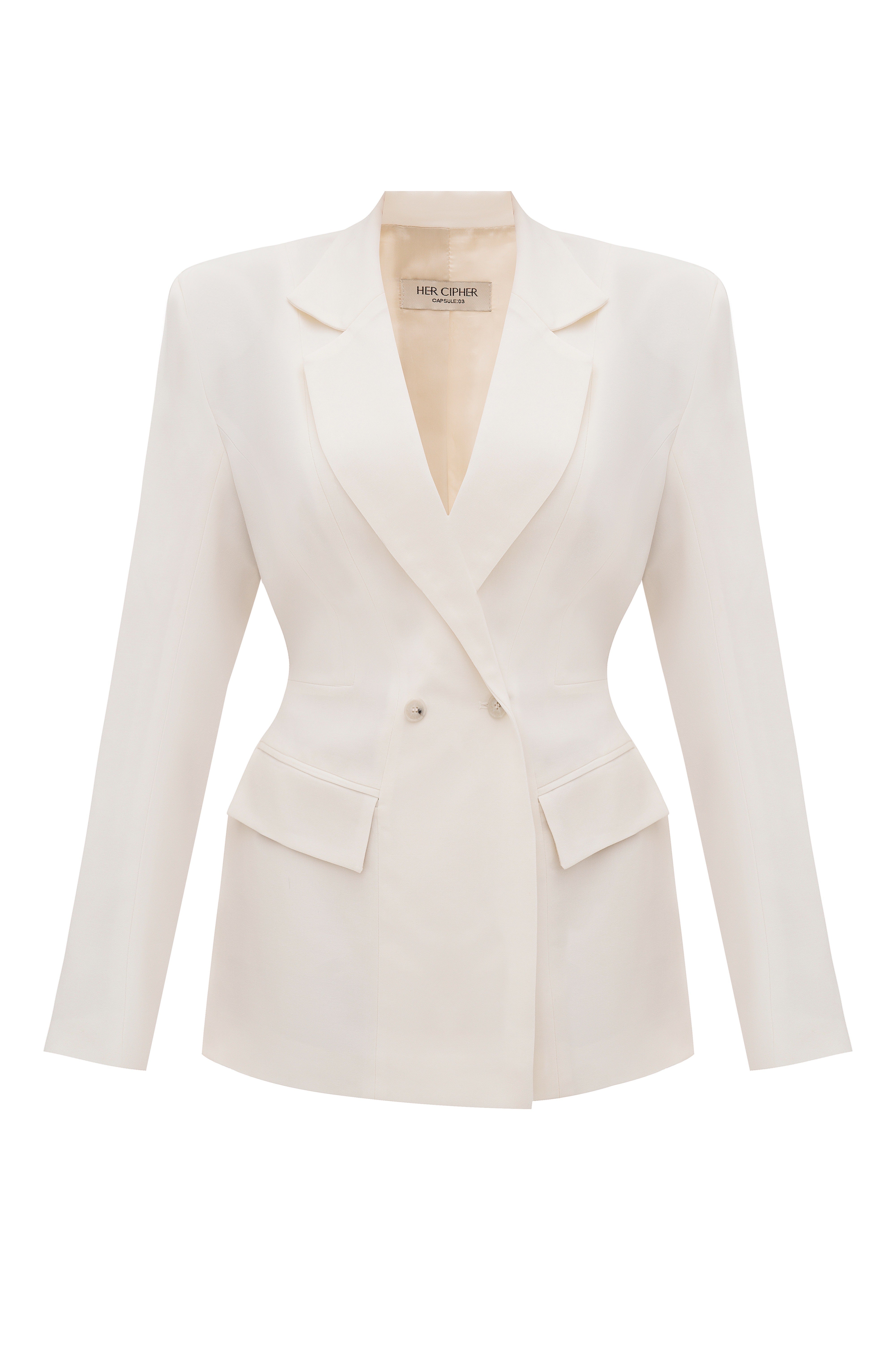 EMPIRE BLAZER - VANILLE