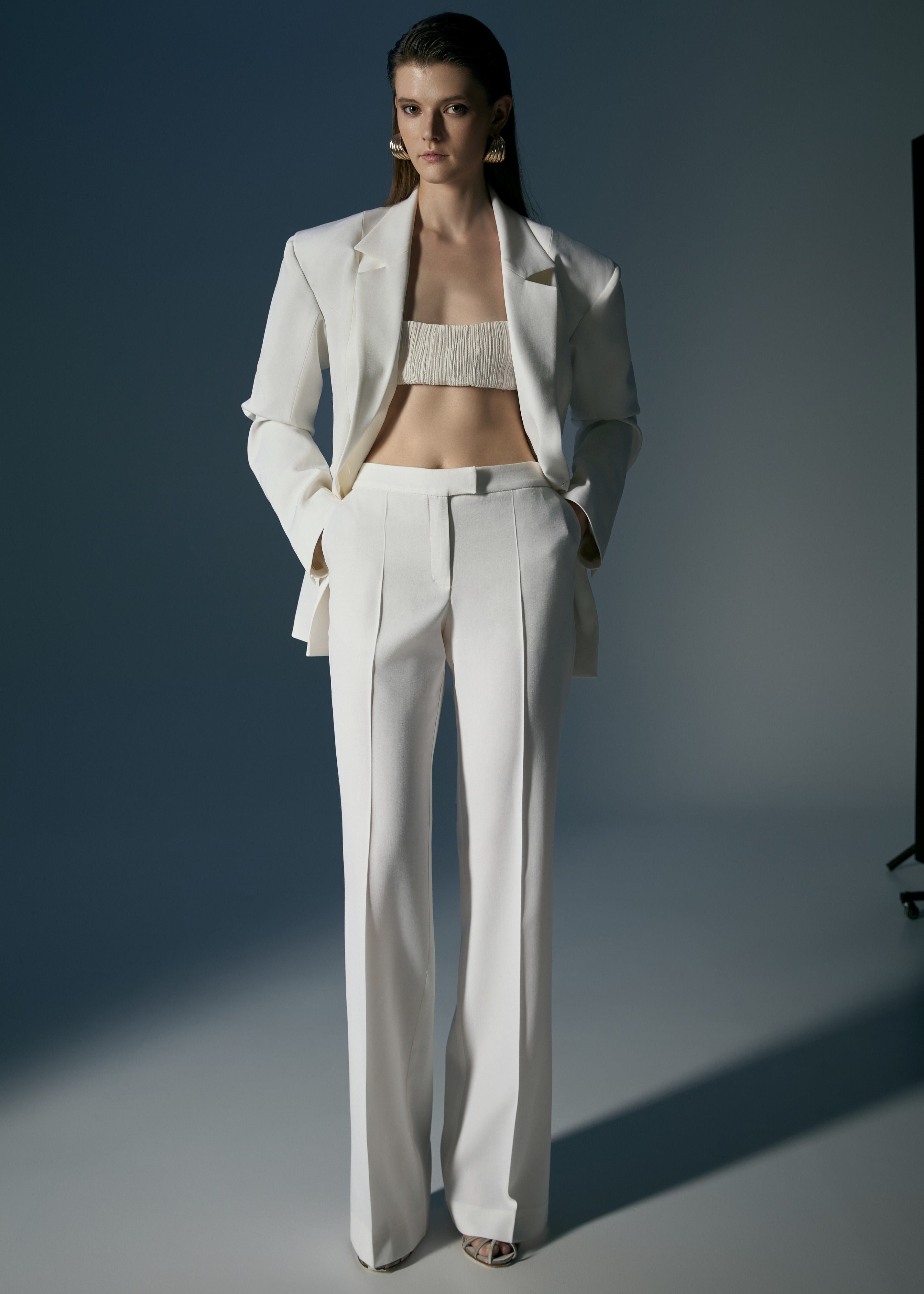 white pant suit women empowered